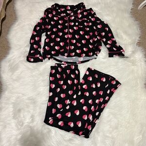 Kate Spade Women’s Two-Piece Hearts Pajama Set
